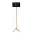 LUCIDE LUCIDE TONDO - Elegante Vloerlamp in Mat Goud/Messing