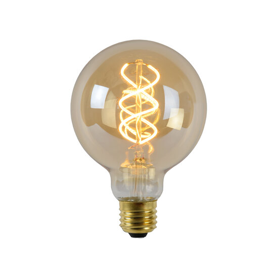 LUCIDE LUCIDE G95 - Lampe filament - LED dimmable avec lumière ambre