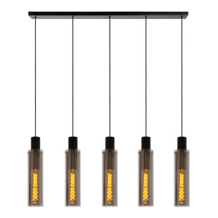 LUCIDE ORLANDO - Pendant Lamp - 5xE27 - Fumé