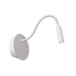 LUCIDE JOLIJN - Wiederaufladbare Nachttischlampe - Akku/Batterie - Ø 11 cm - LED - 1x2W 3000K - Mit Magnetmontagesystem - Weiß