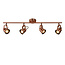 LUCIDE LUCIDE CIGAL - Stylish Copper Ceiling Spot with LED