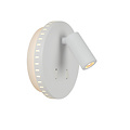LUCIDE LUCIDE BENTJER - Bedlamp - Ø 14 cm - LED - 3000K - White - Create a warm atmosphere in your bedroom