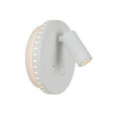 LUCIDE BENTJER - Nachttischlampe - Ø 14 cm - LED - 3000K - Weiß