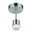 Fantasia Nina lampara colgante 140mm de alto en acero cepillado, portalamparas E27, pantalla a parte