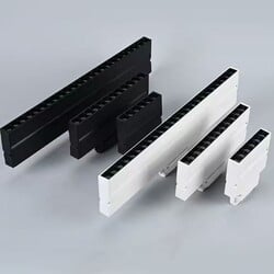 Verstellbarer Schienenstrahler für 3-Phasen-Schienen, 225 mm, 20 Watt