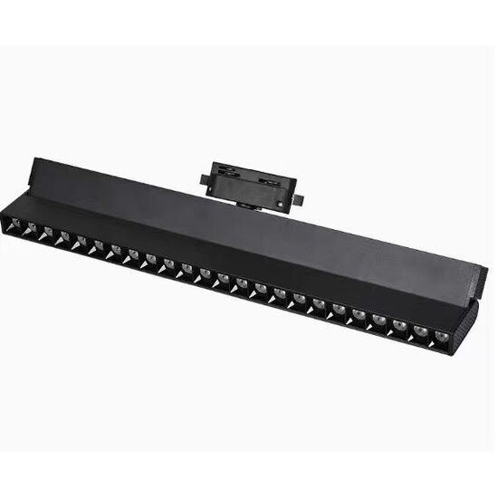 Adjustable track spotlight for 3-phase track 225mm 20 watts