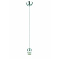 Hanging lamp 1320mm high for fabric lampshade