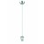 Hanging lamp 1320mm high for fabric lampshade