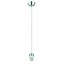 Fantasia Fantasia Nina suspension blanche, culot E27 pour abat-jour, 132 cm de haut, métal