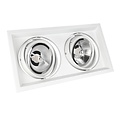 Fantasia Fantasia Barema AR111 foco empotrable cuadrado blanco, incluye AR111 LED 12,4W 2700K, 180x180 mm