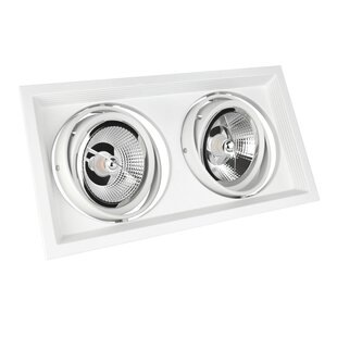 Fantasia Barema AR111 vierkante inbouwspot wit incl. AR111 12,4W
