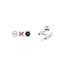 Foco exterior negro UP DOWN para pared o poste, 1x3W con luz descendente, IP65