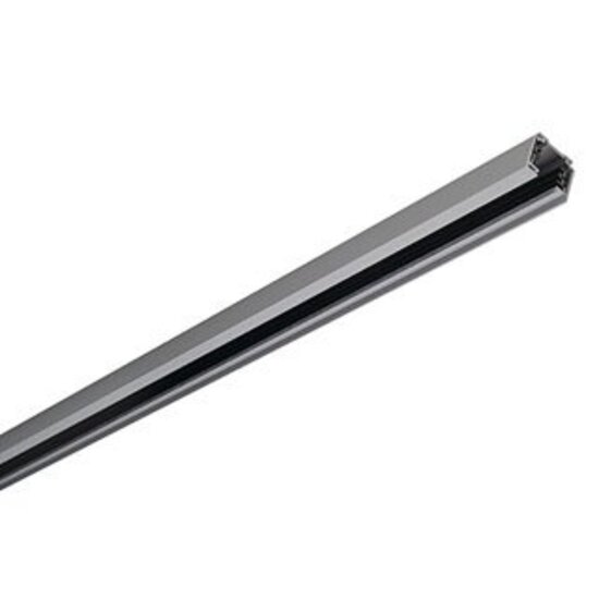 Fantasia TRACK Line carril de tensión, monofásico, 1,93 metros, aluminio negro, regulable