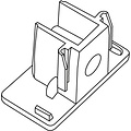 Fantasia Fantasia end cap for mono- or three-phase track rail system, available in black or white