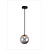 Fantasia Fantasia TSURU Pendelleuchte schwarz/bronze mit grauem Glas, G9 LED