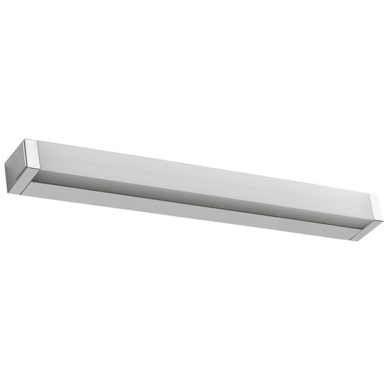 Fantasia Martino LED wandlamp, 12 watt, 847 lumen, 3000K, mat zilver, aluminium en plexi