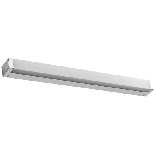 Fantasia Martino LED-Wandleuchte 90,5 cm, 18 Watt, 1300 Lumen, 3000K, mattsilber, Aluminium und Plexi