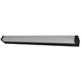 Fantasia Martino aplique LED – estilo industrial, aluminio y plexi negro, 12W, 847 lúmenes, 3000K blanco cálido, IP20