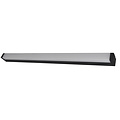Fantasia Martino industrial LED wall light in black aluminium - 18W, 1306 lumen, 3000K warm white, IP20, 905 mm long