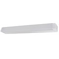 Fantasia Fantasia Skeeler LED wall lamp in aluminium and acrylic, white, 5W LED, 400 lumens, 3000K warm white light, IP20, 345 mm long