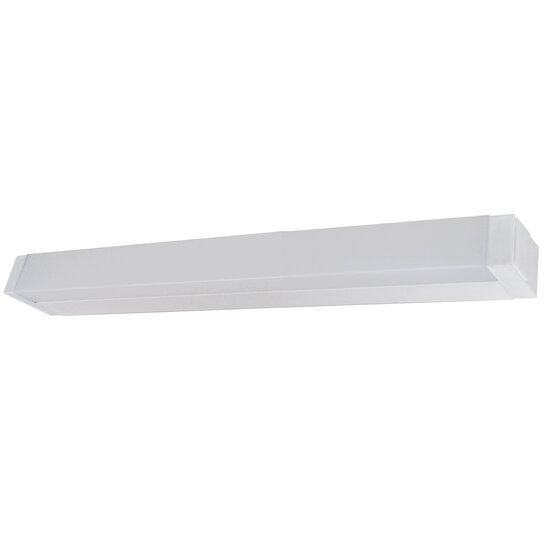 Fantasia Fantasia Skeeler LED wall lamp in aluminium and acrylic, white, 5W LED, 400 lumens, 3000K warm white light, IP20, 345 mm long