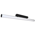 Fantasia Fantasia Rory zwarte aluminium LED wandlamp, 117 cm, 24W, 2535 lumen, 3000K warm wit, IP20, energieklasse F