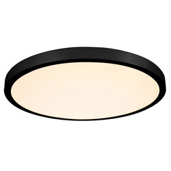 Fantasia Oxus plafonnier rond noir, 30W LED, 2700K