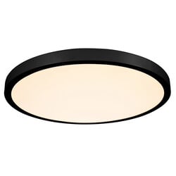Fantasia Oxus ronde plafondlamp zwart, 30W LED 2700K