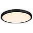 Fantasia Oxus round ceiling lamp black plastic, 30W LED, diameter 300mm, 2700K warm white