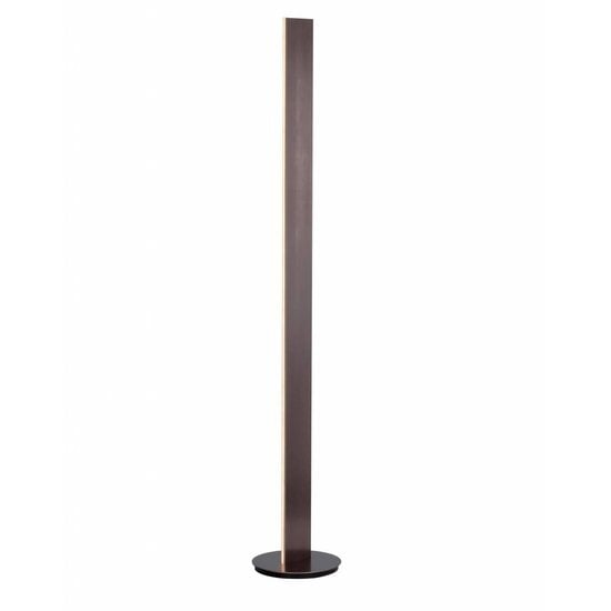 Fantasia Pure floor lamp dark copper brown, aluminium, 1517 mm tall, integrated LED 23W, 1610 lumens, 3000K warm white