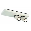 Fantasia Fantasia Nysit Deckenleuchte ausrichtbar schwarz-weiß-schwarz, 2x GU10 LED 4,5W dimmbar, 350mm
