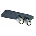 Fantasia Fantasia Nysit plafonnier orientable noir-blanc-noir, 2x GU10 LED 4,5W dimmable, 350mm