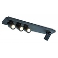 Fantasia Fantasia Nysit 4-flammige Deckenleuchte ausrichtbar schwarz-weiß-schwarz, 4x GU10 LED 4,5W dimmbar, 650mm
