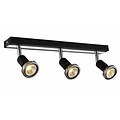 Fantasia Robus Deckenleuchte ausrichtbar schwarz-chrom, 3x GU10 LED 5W, 3000K, 400mm lang