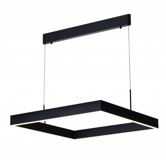 Fantasia Fantasia Pure suspension carrée, LED intégrée 31W, 2170 lumens, 3000K, Ø615 mm, aluminium blanc