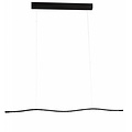 Fantasia Lámpara colgante LED Fantasia Groove en aluminio blanco, perfil ondulado, 1040 mm de largo, 16,8W, 1512 lúmenes, 2800K blanco cálido