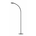 Fantasia Zonic Stehlampe mit flexiblem Arm in Schwarz, LED 4,5W, 480 Lumen, 3000K warmweiß, Höhe 1400mm