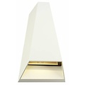 Fantasia Axo applique d'extérieur, aluminium/verre, blanc, IP54, 2x3W LED, 3000K blanc chaud, 320 lumens, 109x173x63mm