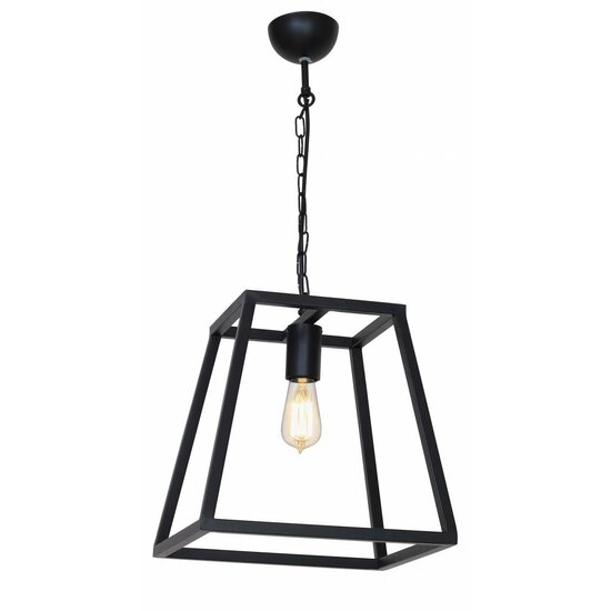 Fantasia Kago hanglamp landelijk, oud koper, E27 fitting, 300 mm hoog, staal, lamp niet inbegrepen