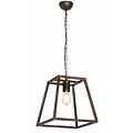 Fantasia Kago hanglamp landelijk, oud koper, E27 fitting, 300 mm hoog, staal, lamp niet inbegrepen