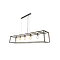 Fantasia Kago pendant lamp old copper, E27x5 fitting, 5 light points, 150 cm long, steel, IP20