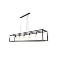 Fantasia Kago lámpara colgante cobre viejo, casquillo E27x5, 150 cm, acero, IP20
