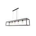 Fantasia Kago pendant lamp old copper, E27x5 fitting, 5 light points, 150 cm long, steel, IP20