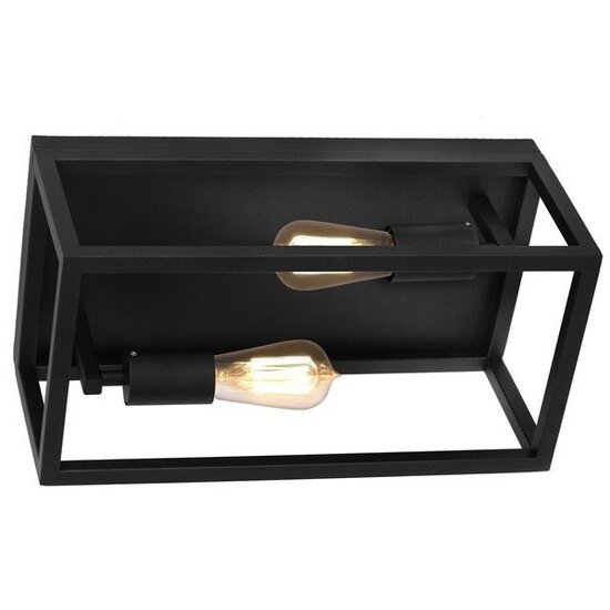 Fantasia Kago ceiling lamp black, steel, 2x E27 (bulb not included), 400 x 200 x 175 mm, IP20