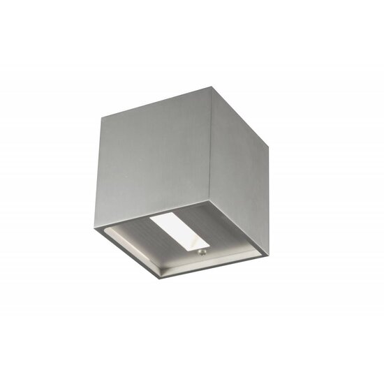 Fantasia NEMO wandlamp LED up-down 1x4W, 102mm, 3000K warm wit, 386 lumen, geborsteld aluminium