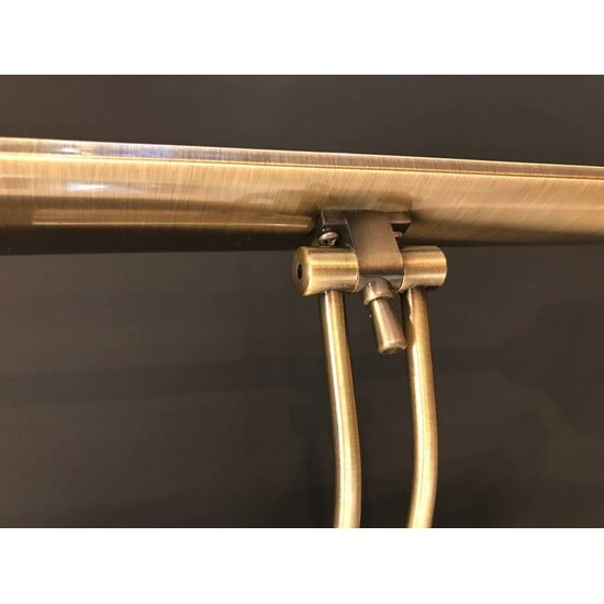 Fantasia Ensor schilderijverlichting brons, richtbare LED 10W, 900 lumen, 3000K warm wit, 555 x 180mm, IP20