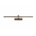 Fantasia Ensor schilderijverlichting brons, richtbare LED 10W, 900 lumen, 3000K warm wit, 555 x 180mm, IP20