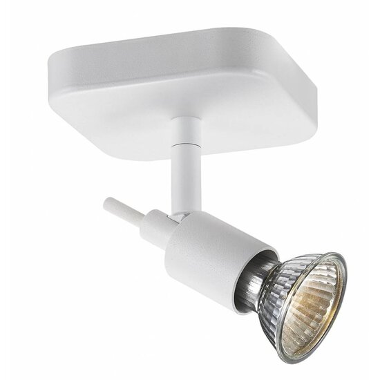 Fantasia Sonar II ceiling lamp black, adjustable GU10 spot on rod, 5W LED 2700K, dimmable