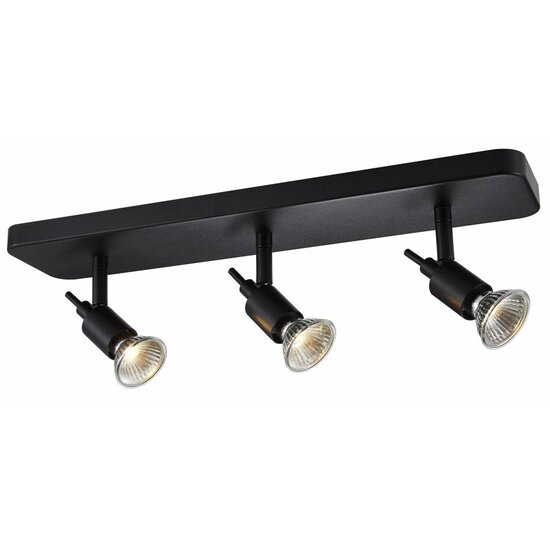 Fantasia Sonar II plafón blanco con 3 focos GU10 de 5W LED, 2700K blanco cálido, regulable