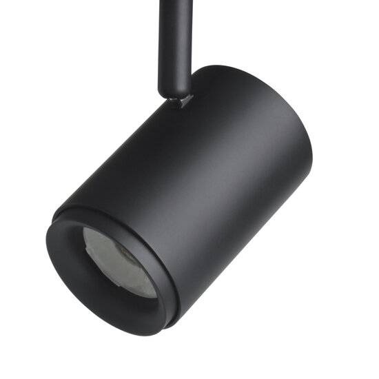 Fantasia Lithium track spot for 3-phase rail systems, 12W LED, 720 lumen, 2700K warm white, dimmable, 36°, black